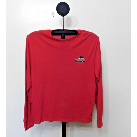 Crown & Ivy Red Long Sleeve T-shirt "Tis The Season" Size XL - Picture 1 of 3